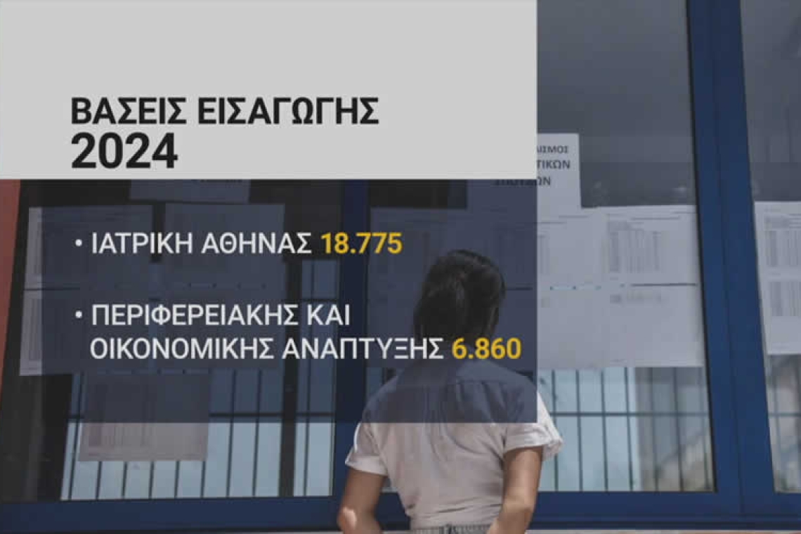 Πανελλαδικές 2024: Πρώτη των πρώτων η Στρατονίκη Βελισσαρίδη – Με 19.820 μόρια στην Ιατρική σχολή