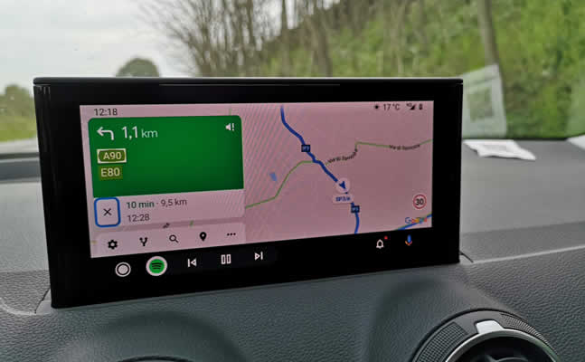 GoogleMaps AndroidAuto