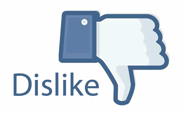 Facebook dislike