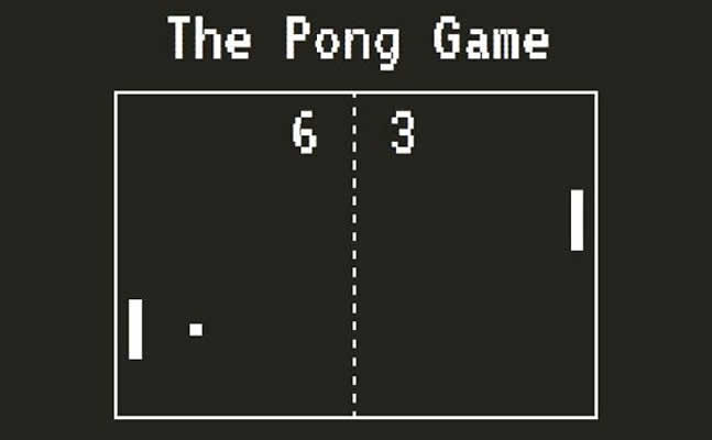 Pong game